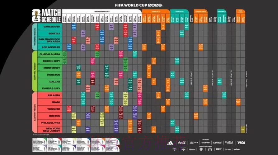 2026世界杯赛程今日实时赛程实时查看